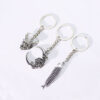 Wholesale Fish Bone Keychain Pendant Zinc Alloy Retro Style Bag Charm Decorative Accessory