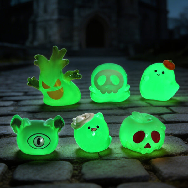 Wholesale Spooky Resin Coffin Figurine Home Decor for Birthday Gift Party Accessory
