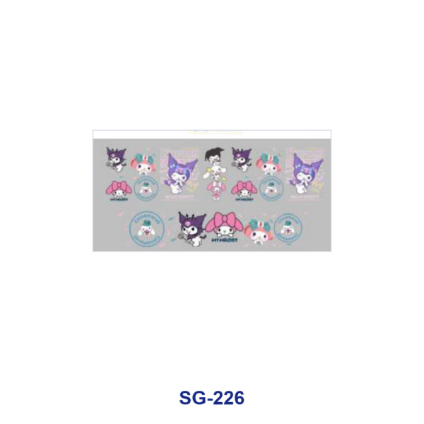 Wholesale 8pcs Dreamy Cartoon 3oz Tumbler Stickers Wrap OLY Exclusive