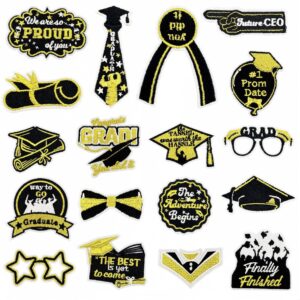 Graduation hat cloth sticker 9#