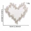 oly-45bd5e4a3bfc7c79252aeb8e7bb166d4 Wholesale Flame Heart Embroidered Patches - 16 Piece Decorative Accent Set for Clothing and Bag DIY
