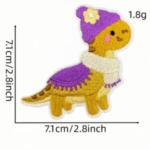 Dinosaur cloth stickers 15 #