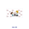 oly-45dd19277cc1e2f5962de4868111c0bf Wholesale 5pcs Retro Lab Male Portrait Medical Nurse Cartoon Heart EKG Line Mixed Graphic Print 16oz Cup UV DTF Wraps OLY Exclusive