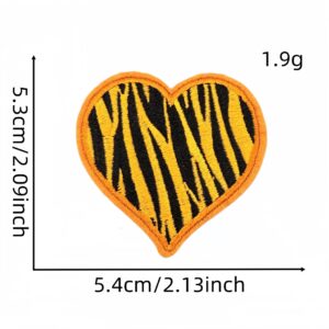 Small leopard print love cloth patch 12#