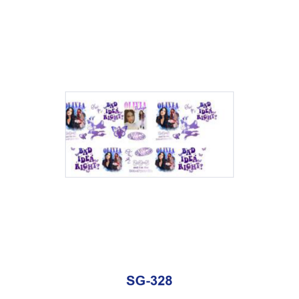 Wholesale 8pcs Funny Mismatch Cartoon 3oz Cup Stickers Wrap OLY Exclusive