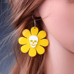 Yellow skull flower m43-2