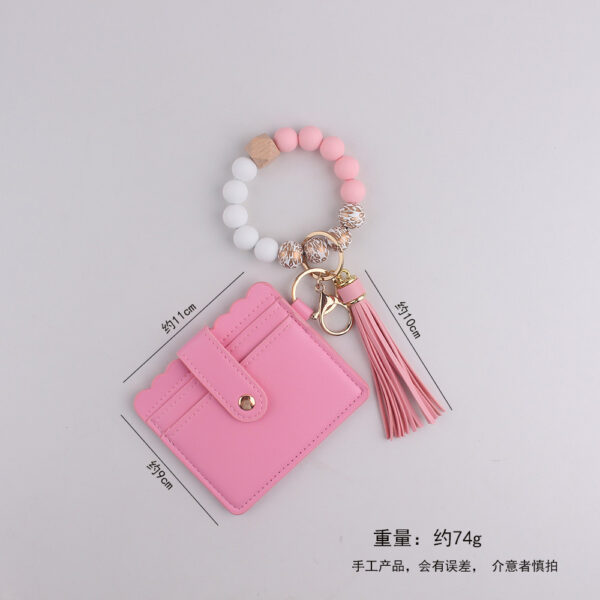 oly-461f28411ed6dc8035c613c471789a24 Wholesale Silicone Keychain Trendy Car Key Accessory Decorative Key Ring for Women Pink Boutique Resale