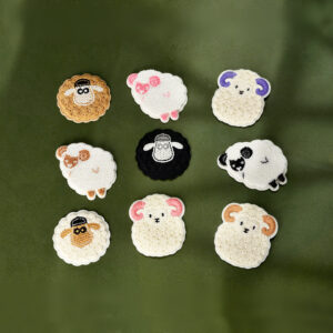 oly-462d6cece6a762e94d381419e86340e4 Wholesale Cute Sheep Embroidery Patch DIY Towel Decoration Fashion Accessory