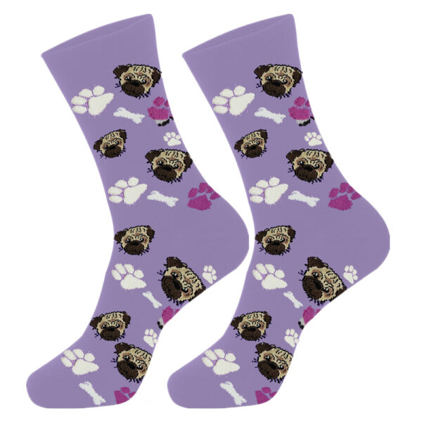 Wholesale Creative Dog Pattern Cotton Socks for Winter Everyday Wear Unisex Casual