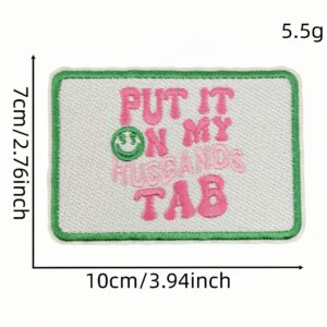 Cartoon English Cloth Patch #6