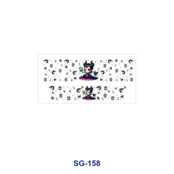 Wholesale 8pcs Aesthetic Character Girl 3oz Cup Stickers Wrap OLY Exclusive