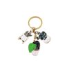 oly-467f45669856b6b459497f8a04e73170 Wholesale Korean Style Oil Drop Potted Plant Keychain, Alloy Fashion Accessory for Everyday Use