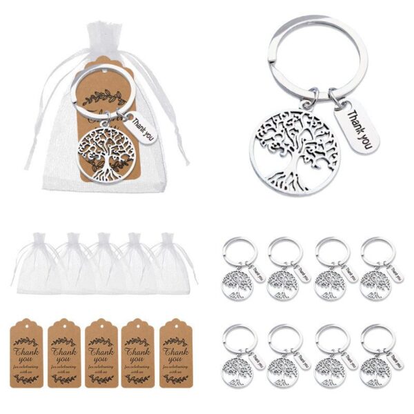 Wholesale Zinc Alloy Tree of Life Keychain Pendant Decorative Gift for Mother's Day Car Key Accessory Boutique Resale