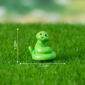 Number 15 Little Green Snake / 15 Miniature Animal Designs