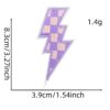 oly-46a086c0e622917c9c7b36d4fc09f39f Wholesale Plaid Lightning Iron-On Embroidered Patch DIY Fashion Accessory for Hats Shoes