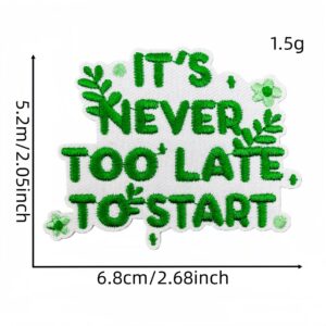 Cartoon english cloth sticker 13#