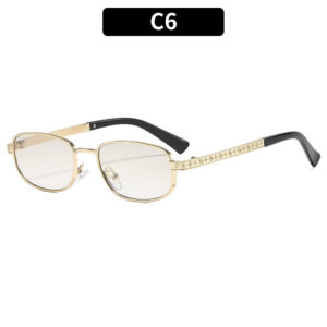 C6-Gold frame, light gray trim
