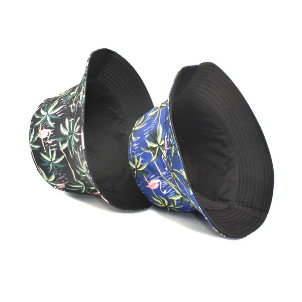 Wholesale Fisherman Hat with Plant Print Pattern for Outdoor Sun Protection