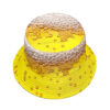 Wholesale Yellow Beer Print Bucket Hat Unisex Sun Protection Casual Outdoor Gift