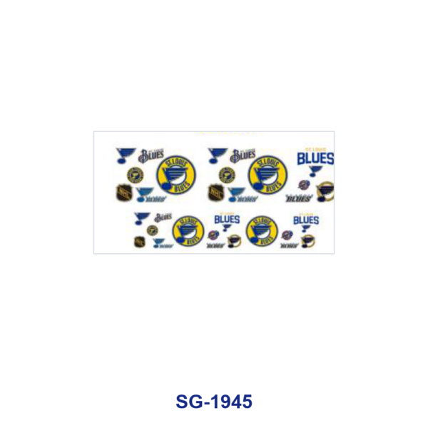Wholesale 8pcs Sports Sign Print Pattern 3oz Cup Stickers Wrap OLY Exclusive