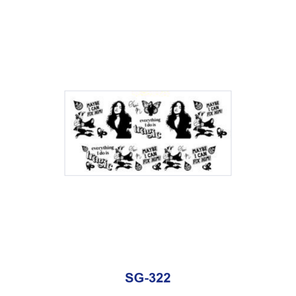 Wholesale 8pcs Whimsical Spooky Cartoon 3oz Tumbler Stickers Wrap OLY Exclusive
