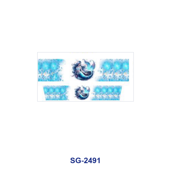 oly-46d941f79dfb1ba0a15cbcbff3eae4bb Wholesale 8pcs Mixed Mom Floral Mermaid Print 3oz Cup Stickers Wrap