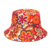 Wholesale Trendy Floral Fisherman Hat Sun Protection Women's Outdoor Casual