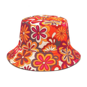 Wholesale Trendy Floral Fisherman Hat Sun Protection Women's Outdoor Casual