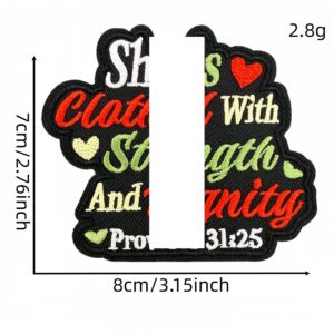 Colorful english cloth stickers 4 #