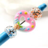 oly-471346bf35412877acbd705139334ec3 Wholesale Hollow Star Alloy Beads Silver Zircon Ball DIY Phone Chain Charm