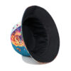 Wholesale Lion Print Double Sided Fisherman Hat Sunscreen Cap for Women Outdoor Travel Fashion Accessory