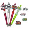 oly-4747d8018841a4f504ffdc4255ea696d Wholesale Stylish Food Grade Silicone Beads for DIY Jewelry Car Keychain and Pen Decor
