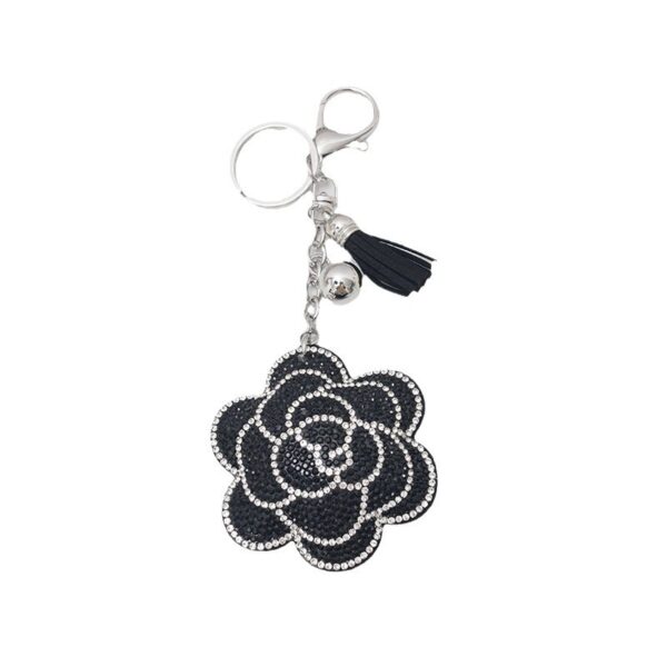 oly-47533f054d7d526f26b6f3bf6e31590b Wholesale Plum Blossom Rhinestone Keychain, Fashion Car Key Accessory, Gift for Wedding Party