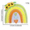 oly-47645fc487036407d54df031c55e075c Wholesale Sunflower Embroidered Iron-On Patches Set 8pcs Decorative Accent for DIY Clothing