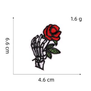 Punk Skull Cloth Sticker 1#