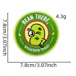 Green plant cloth stickers 15#