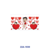 oly-477f3602eec27ed3ef62d83b7af28e64 Wholesale 5pcs Valentine's Day Vintage BOW Theme Retro Cartoon Pin Up Maiden Heart Red Rose Star Balloon Mixed Decor Prints 16oz Cup UV DTF Wraps OLY Exclusive