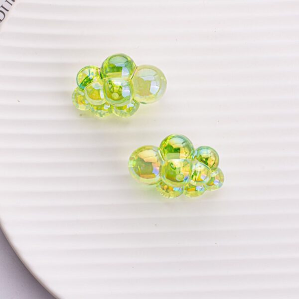 oly-47b3b7d82ed15fc9dd0ae48e632e4b8a Wholesale Cloud Shaped Acrylic Beads Transparent UV Coated DIY Jewelry Bag Charm Car Key Accessory