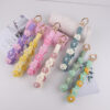 oly-47cee591bcd9e8c453f65ab1757f1280 Wholesale Cotton Rope Woven Phone Strap Keychain Bag Charm Grey Fashion Accessory
