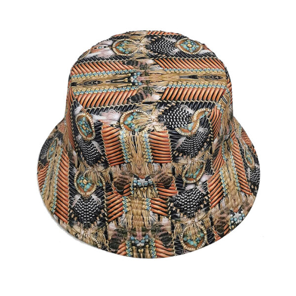 Wholesale Indian Pattern Fisherman Hat Sun Protection Hat for Outdoor Everyday Wear