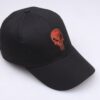 oly-47d61ceb5c2e9f4305d1e89b5dec5703 Wholesale Stylish Skull Print Baseball Cap Black Cotton Casual Outdoor Sports Hat Fashion Accessory