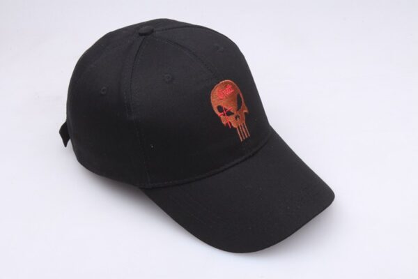 oly-47d61ceb5c2e9f4305d1e89b5dec5703 Wholesale Stylish Skull Print Baseball Cap Black Cotton Casual Outdoor Sports Hat Fashion Accessory