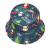 oly-47eb62104682c0a167a5b34ec5718cf8 Wholesale Fashion Christmas Fisherman Hat Snowman Print Sun Protection Bucket Hat Trendy Resale Item