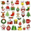 Wholesale Christmas Snowman Elk Embroidered Iron On Patch Decorative Accessory Gift Boutique Resale