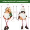 oly-47f091722d5c24fed019b6517cd28e35 Wholesale Resin Christmas Gnome Statues Desktop Decor Holiday Home Gift Set