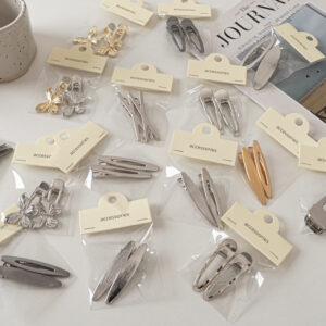 oly-480ebab64157b3b2476f2cecb5ed3d81 Wholesale Brushed Metal Oval Duckbill Hair Clips Fashion Hair Accessory for Gift or Boutique Resale