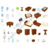 Wholesale Miniature Resin Dollhouse Furniture Set Home Decor Craft Accessory Resale Gift
