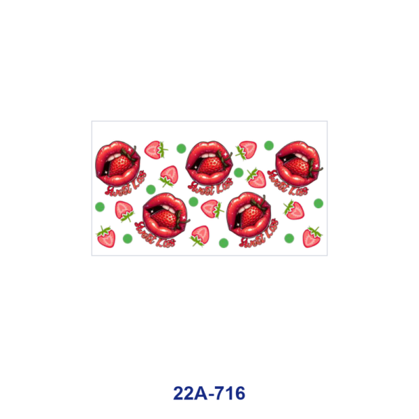 oly-481dc6add3ff88c22f3a177e27bebe0c Wholesale 5pcs Retro Street Pop Lip Print Lipstick Cherry Rose Strawberry Bold Slogan Mixed Decor Prints 16oz Cup UV DTF Wraps