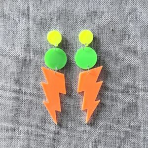 Orange lightning