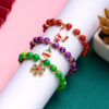 oly-484128a10bd39537bd26915a06231abd Wholesale Christmas Bracelet Set 3 Pack Alloy Bead Charms for Holiday Gift or Boutique Resale